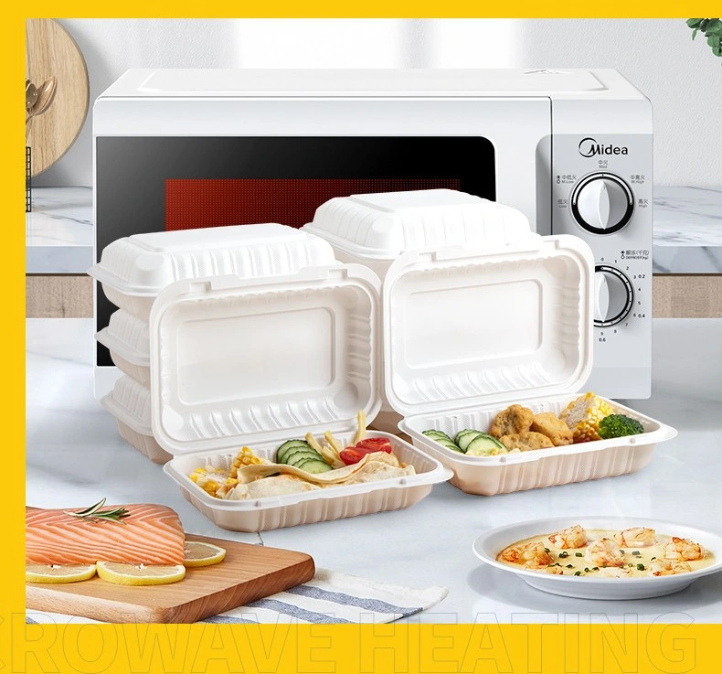 Can Heat The Disposable Plastic Food Meal Box Food Packaging Containers