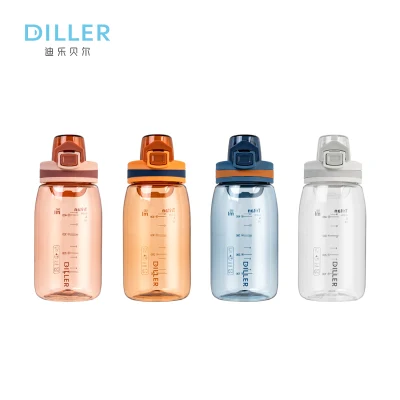 Bottiglia d'acqua in plastica personalizzata Shaker con scatola colorata con CE / UE