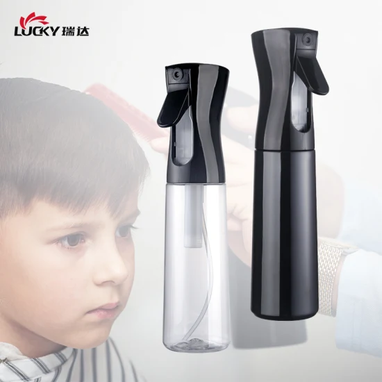 Flacone spray in plastica Misty Trigger da 200 ml Flacone spray continuo per capelli da barbiere con acqua da 300 ml